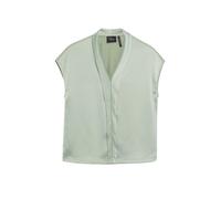 Bluse im Fabricmix mit V-Ausschnitt 34 grün 2180722.6161.34