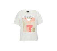 s.Oliver BLACK LABEL - T-Shirt im Loose Fit weiß - Gr. - 36