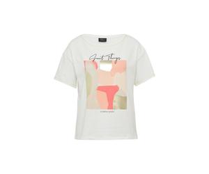 s.Oliver BLACK LABEL - T-Shirt im Loose Fit weiß - Gr. - 36