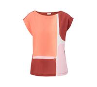 s.Oliver BLACK LABEL - T-Shirt mehrfarbig|orange - Gr. - 36