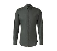 s.Oliver BLACK LABEL - Tailored Fit: Baumwollstretch-Hemd mit Kentkragen blau - Gr. - 40