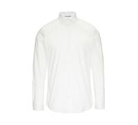 s.Oliver BLACK LABEL Businesshemd Tailored Fit aus Baumwollstretch Weiß Größe 45