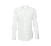 s.Oliver BLACK LABEL - Tailored Fit: Elastisches Hemd aus Jersey weiß - Gr. - 43