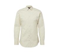 Tailored Fit: Gemustertes Langarmhemd aus Baumwollstretch 43 beige 2174648.93A1.43