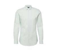 s.Oliver BLACK LABEL - Tailored Fit: Langarmhemd aus Baumwollstretch blau - Gr. - 42