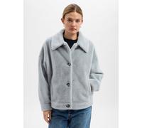 Fake-Fur-Jacke im Relaxed Fit 46 grau 2182961.9106.46