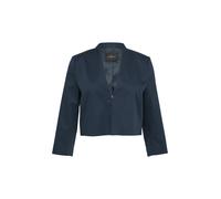 s.Oliver BLACK LABEL - Verkürzter Blazer mit 3/4-Ärmeln blau - Gr. - 36