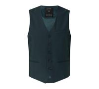 s.O PURE: Weste aus meliertem Stretch-Twill 44 petrol 2168178.62W1.44