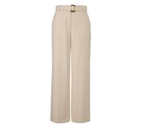 s.Oliver BLACK LABEL Loose Fit Weite Hose aus Viskose-Mix in Beige, Größe 36/32