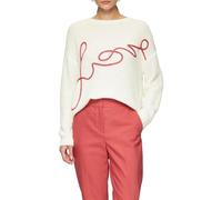 s.Oliver BLACK LABEL Strickpullover mit Alpaka-Anteil Damen ecru, S