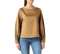 s.Oliver BLACK LABEL Women's Bluse Langarm Regular Fit Blouse, Sandstein, 34