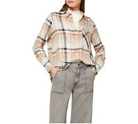 Karierte Hemdbluse aus Viskosemix 36 braun 2156324.83N2.36