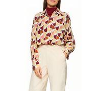 Langarmbluse S.OLIVER Gr. 46, winter blush aop Damen Blusen (71316561-46) winter blush aop