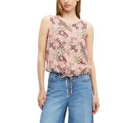 s.Oliver Bluse Regular Fit aus Viskosemix mit regulierbarem Bund Rot Größe 36