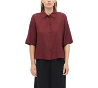 Kurzarm-Bluse aus Leinenmix 44 rot 2179138.3903.44