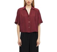 Strukturierte Viskosemix-Bluse im Boxy Fit 46 rot 2179261.3903.46