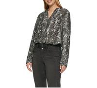 s.Oliver Blouses Grey/black Größe: 42 | Blusen Outlet | Damen | Grau