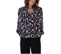 s.Oliver Damen Blusen langarm, Blau, 36 EU