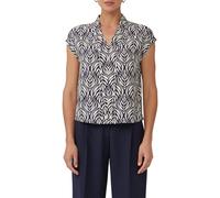s.Oliver BLACK LABEL - Bluse blau|weiß - Gr. - 34