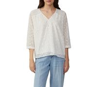 Bluse aus Struktur-Chiffon im Relaxed Fit 42 creme 2168005.0210.42