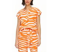 s.Oliver Blouses Orange-white Größe: 44 | Blusen Outlet | Damen | Orange