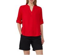 Leinenmix-Bluse mit Turn-up 36 rot 2166159.3090.36