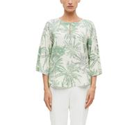 Tunika-Bluse aus Viskose 34 creme|grün|mehrfarbig 2180562.04A1.34