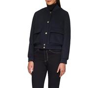 Blouson aus Wollmix 36 blau
