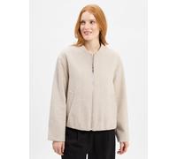 Wollmix-Blouson mit gerafftem Saum XS Beige 2170361.81W6.XS