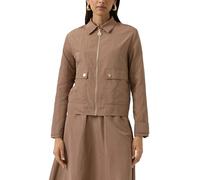 Blouson im Relaxed Fit mit Elastiksaum 34 braun 2177427.8624.34