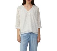 Bluse aus Struktur-Chiffon im Relaxed Fit 42 creme 2168005.0210.42