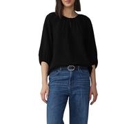 s.Oliver Strukturierte Relaxed-Fit-Bluse mit Raffungen und Raglanärmeln