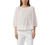s.Oliver Bluse aus Baumwoll-Viskosemix mit Raffung