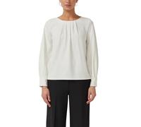 Bluse aus Jersey-Crêpe mit Faltendetails 40 creme 2173570.0200.40