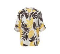 Bluse aus Leinenmix mit 3/4-Ärmeln 44 creme 2165744.02A0.44