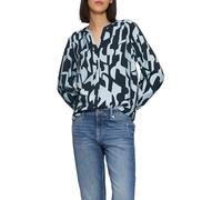 s.Oliver Bluse aus Viskosemix mit Raffung