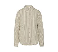 Strukturierte Viskosemix-Bluse mit Turn-up 46 beige 2176371.80H5.46