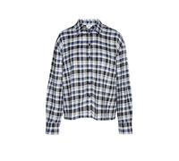 Hemdbluse im Relaxed Fit mit Raffung am Rücken 46 blau|mehrfarbig 2170018.59N1.46