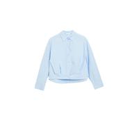 s.Oliver x Heidi Klum: Popeline-Bluse im Relaxed Fit 34 blau 2182856.5061.34