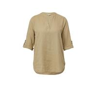 s.Oliver Leinenmix-Bluse mit Turn-up Hellbraun 34