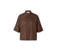 Kurzarmbluse aus Leinen im Relaxed Fit 40 braun 2165745.8828.40