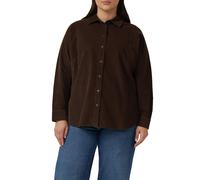 Feincordbluse mit Hemdkragen 52 braun 2175622.8945.52