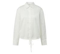 Hemdbluse mit Glitzersteinen und Schnürung am Saum 42 creme 2173087.0210.42
