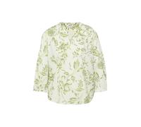 s.Oliver - Bluse creme/grün/mehrfarbig - Gr. - 46
