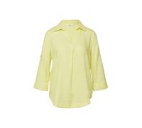 Leinenmix-Bluse mit 3/4-Ärmeln und Turn-up 38 gelb 2178870.7111.38