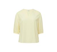 Bluse aus Seersucker mit Raffungen 50 gelb 2181225.1015.50
