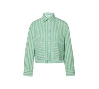 s.Oliver Verkürzte Popeline-Bluse im Relaxed Fit Grün Größe 38 2174590.72G7.38
