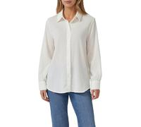 Elastisch Strukturbluse mit Raffung am Rücken 42 creme 2170024.0210.42