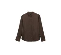 Leicht glänzende Bluse mit Falten-Detail 34 braun 2181296.8944.34
