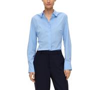 Bluse mit Ziernähten 44 blau 2135535.5340.44